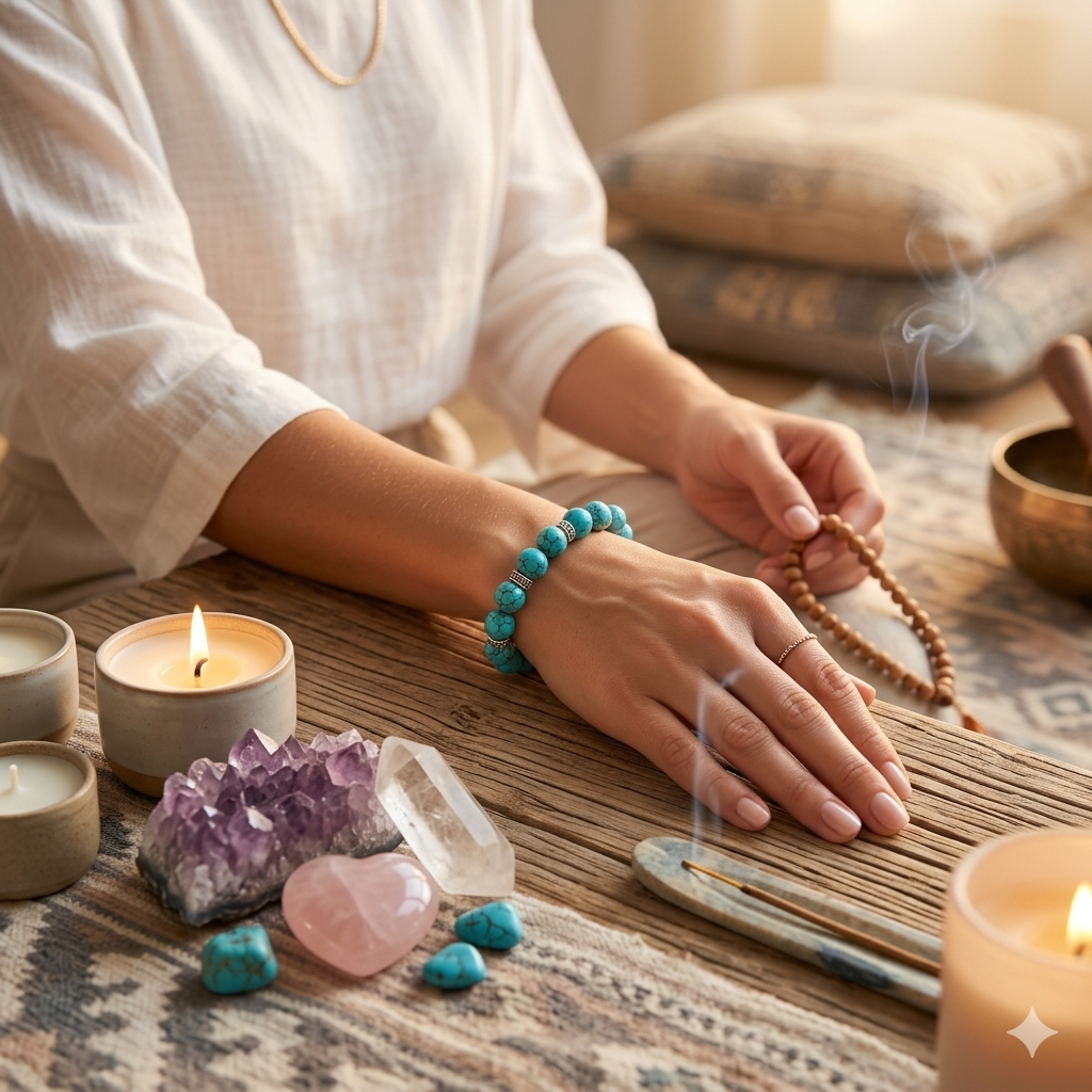 سوار من حجر الفيروز (التركواز)